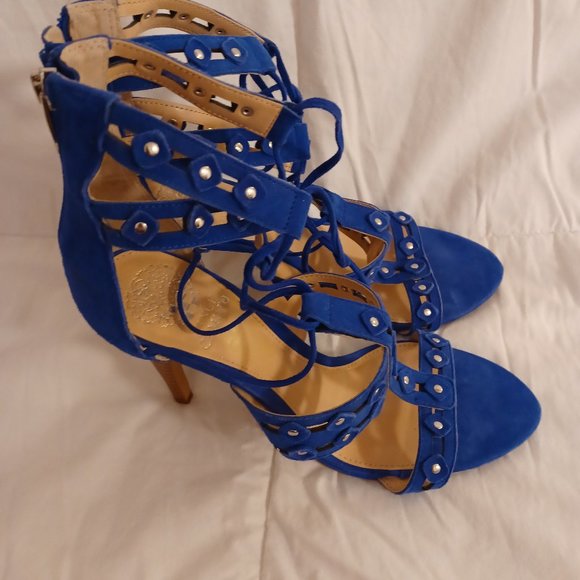 Vince Camuto Kazie Lace-up Gladiator  Size  9.5 M Ladies‎ Shoe - Picture 1 of 8
